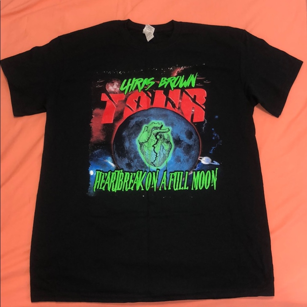 NWOT Official Chris Brown Tour T-Shirt (M)
